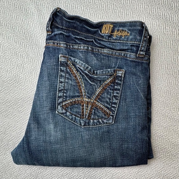 Kut From The Kloth Straight Leg Mid-rise Ankle Jean, Women's Size 10 - Picture 7 of 12